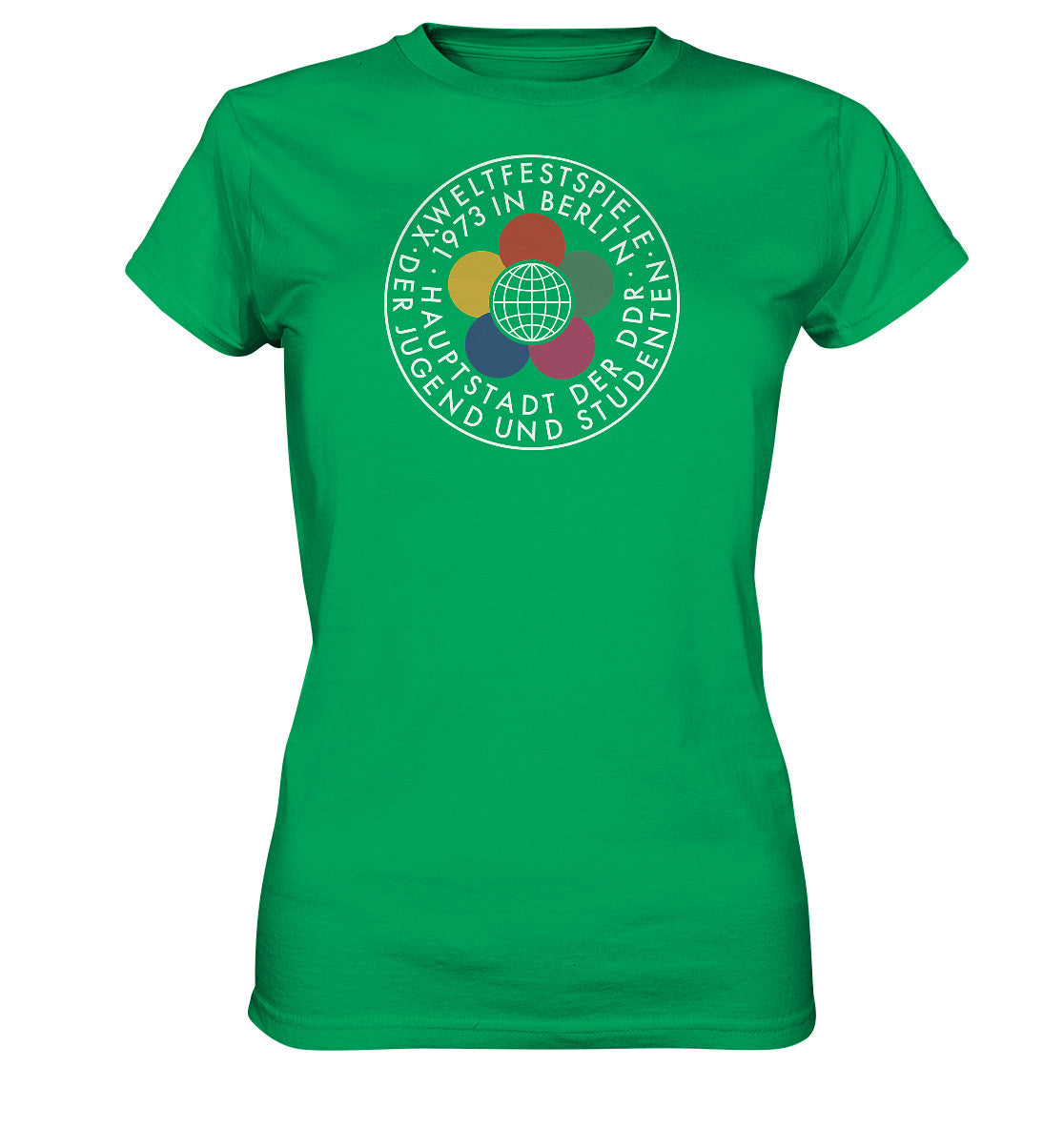 DDR Ostalgie Shirt Mädels • WELTFESTSPIELE 1973 - dunkel