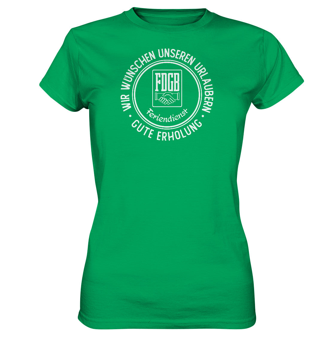 DDR Ostalgie Shirt Mädels • FDGB - WIR WÜNSCHEN GUTE ERHOLUNG