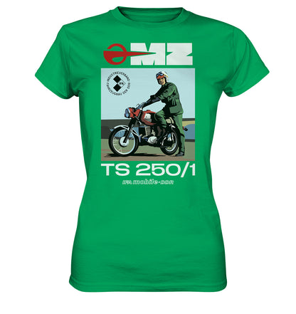 DDR Ostalgie Shirt Mädels • MZ TS 250 (ORIGINAL DDR-PLAKAT)