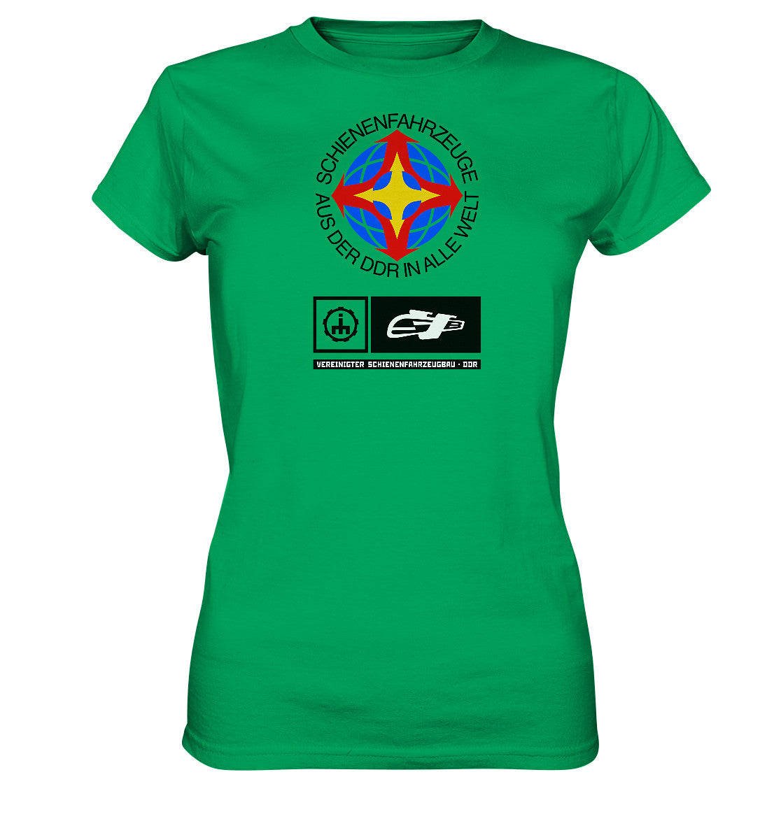 DDR Ostalgie Shirt Mädels • VEREINIGTER SCHIENENFAHRZEUGBAU DDR