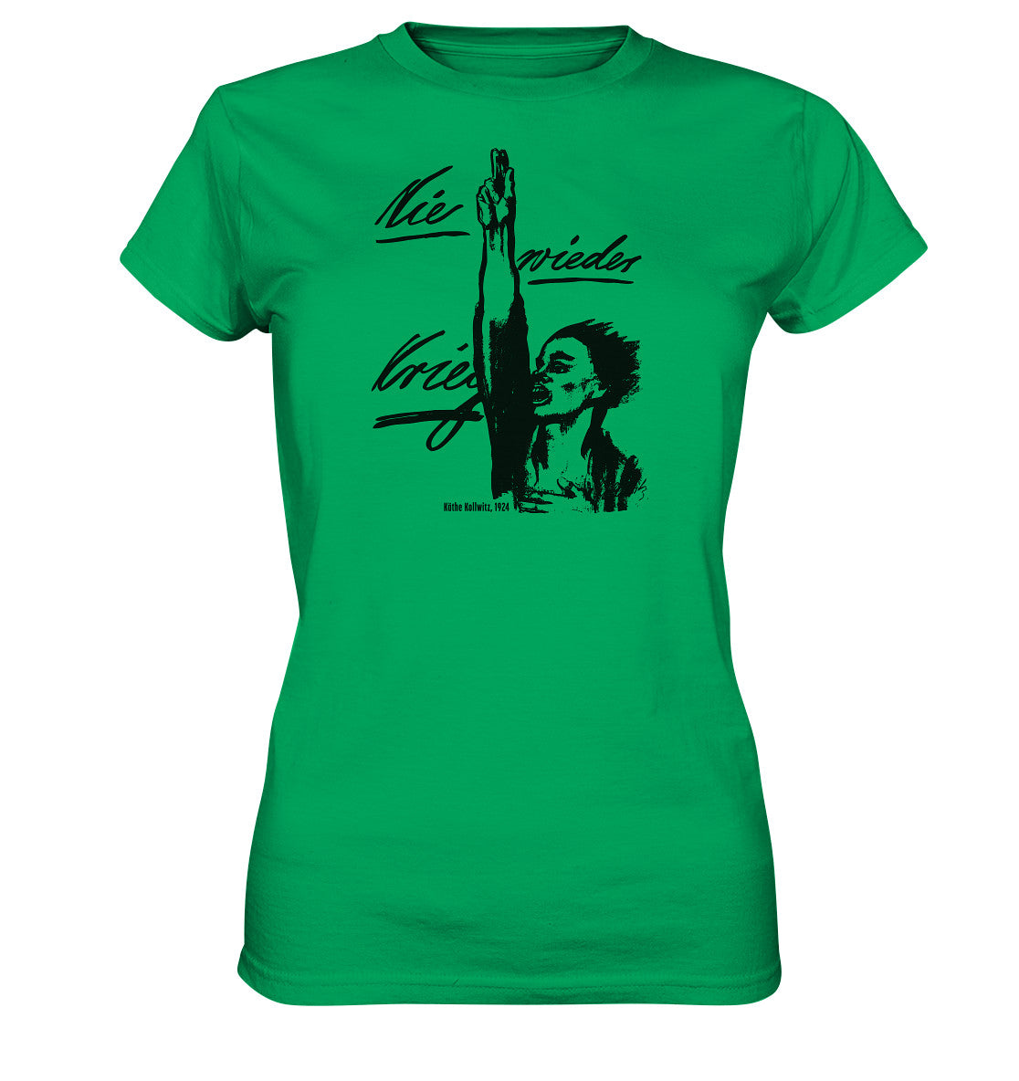 DDR Ostalgie Shirt Mädels • NIE WIEDER KRIEG - KÄTHE KOLLWITZ