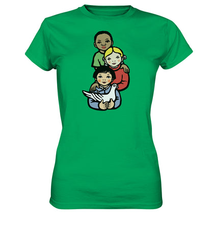 DDR Ostalgie Shirt Mädels • WELTFRIEDEN - WORLD PEACE, LI BING-FAN 1967