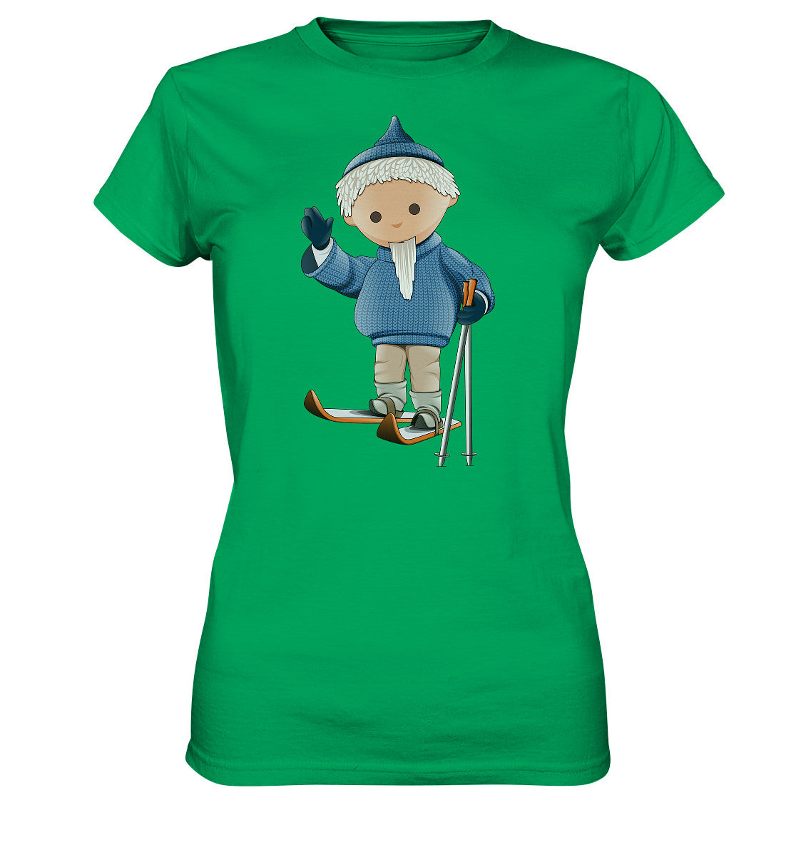 DDR Ostalgie Shirt Mädels • UNSER SANDMÄNNCHEN - AUF SKIERN (PU 422)