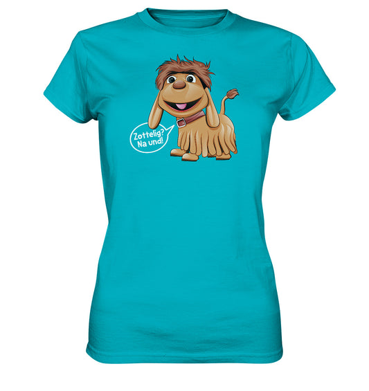 DDR Ostalgie Shirt Mädels • UNSER SANDMÄNNCHEN - MOPPI - ZOTTELIG? NA UND!