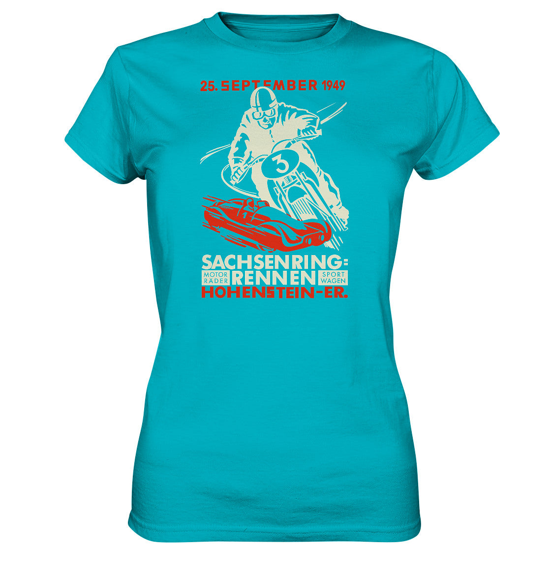 DDR Ostalgie Shirt Mädels • SACHSENRING-RENNEN 1949