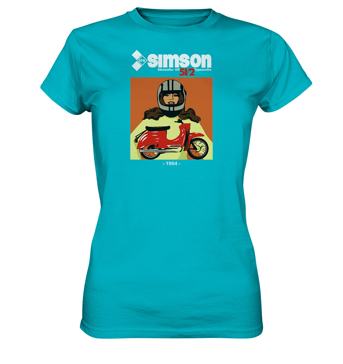 DDR Ostalgie Shirt Mädels • SIMSON SCHWALBE KR51-2 (1964)