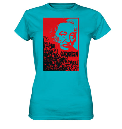 DDR Ostalgie Shirt Mädels • FREIHEIT FÜR LUIS CORVALAN (DDR ORIGINAL-PLAKAT)