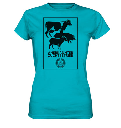 DDR Ostalgie Shirt Mädels • ANERKANNTER ZUCHTBETRIEB (ORIGINALSCHILD)