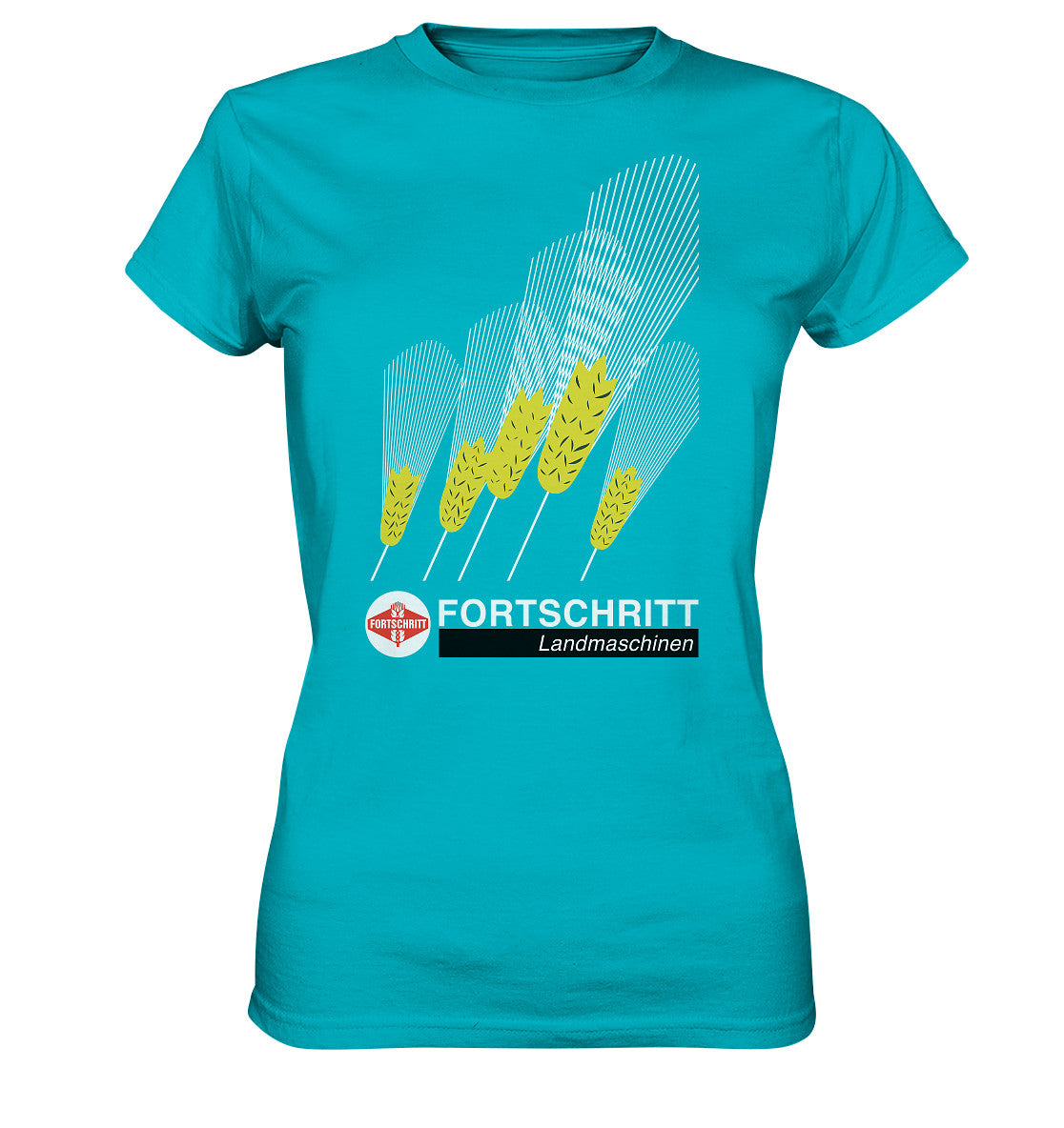 DDR Ostalgie Shirt Mädels • FORTSCHRITT LANDMASCHINEN - PLAKATMOTIV