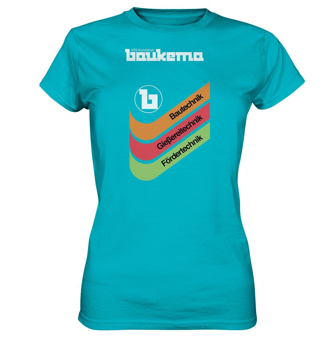 DDR Ostalgie Shirt Mädels • VEB KOMBINAT BAUKEMA