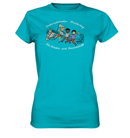 DDR Ostalgie Shirt Mädels • INTERNATIONALER KINDERTAG, FÜR FRIEDEN UND FREUNDSCHAFT - ORIGINAL ILLUSTRATION