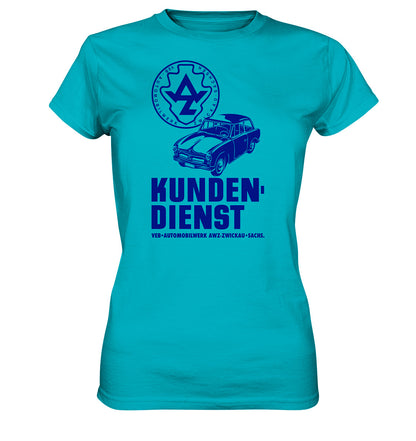 DDR Ostalgie Shirt Mädels • P70 KUNDENDIENST VEB AWZ ZWICKAU