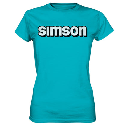 DDR Ostalgie Shirt Mädels • SIMSON - SCHRIFTZUG