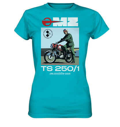 DDR Ostalgie Shirt Mädels • MZ TS 250 (ORIGINAL DDR-PLAKAT)
