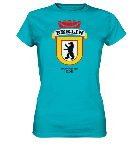 DDR Ostalgie Shirt Mädels • BERLIN - HAUPSTADT DER DDR - ORIGINAL WIMPEL