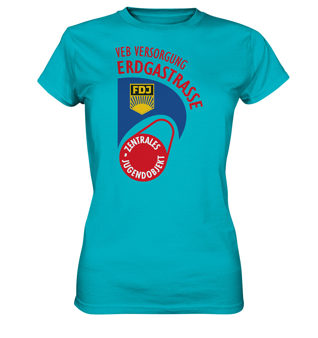 DDR Ostalgie Shirt Mädels • VEB VERSORGUNG ERDGASTRASSE