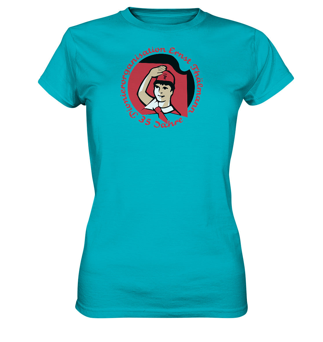 DDR Ostalgie Shirt Mädels • 35 JAHRE PIONIERORGANISATION ERNST THÄLMANN