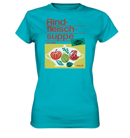 DDR Ostalgie Shirt Mädels •  RINDFLEISCHSUPPE SUPPINA