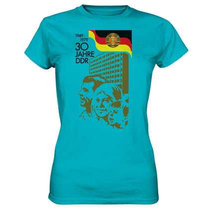 DDR Ostalgie Shirt Mädels • 30 JAHRE DDR - BRIEFMARKE