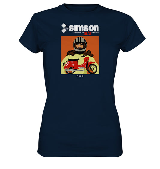 DDR Ostalgie Shirt Mädels • SIMSON SCHWALBE KR51-2 (1964)