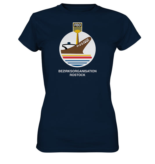 DDR Ostalgie Shirt Mädels • FDJ BEZIRKSORGANISATION ROSTOCK