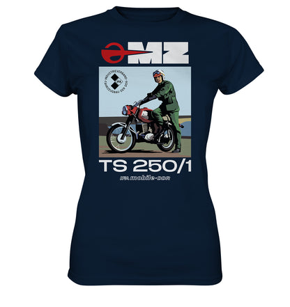 DDR Ostalgie Shirt Mädels • MZ TS 250 (ORIGINAL DDR-PLAKAT)