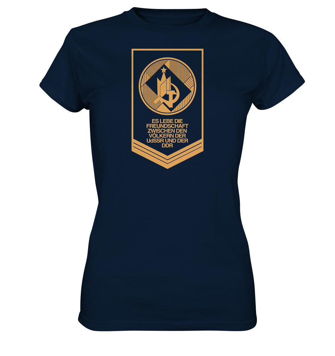 DDR Ostalgie Shirt Mädels • FREUNDSCHAFT UDSSR - DDR
