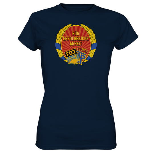 DDR Ostalgie Shirt Mädels • ABZEICHEN - FÜR ERFOLGREICHE ARBEIT