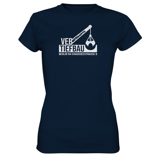 DDR Ostalgie Shirt Mädels • VEB TIEFBAU BERLIN