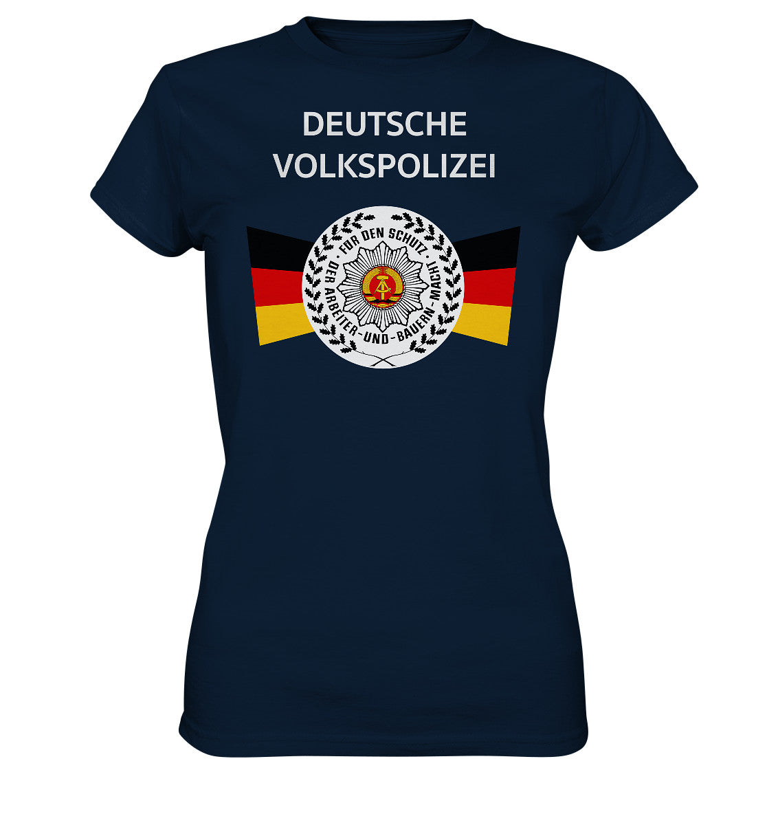 DDR Ostalgie Shirt Mädels • DEUTSCHE VOLKSPOLIZEI - ORIGINAL WIMPEL