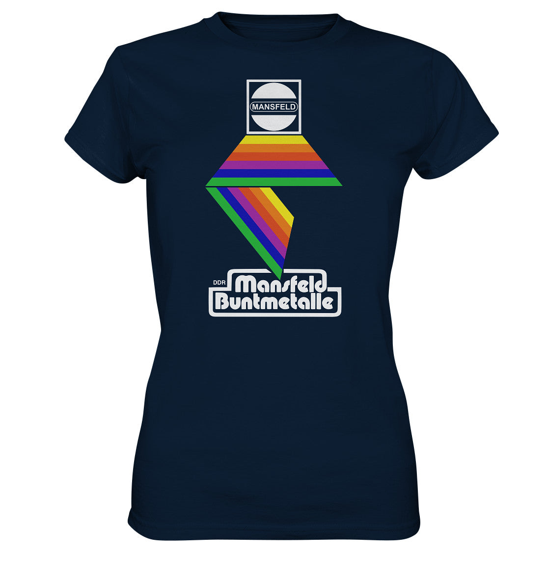 DDR Ostalgie Shirt Mädels • DDR MANSFELD BUNTMETALLE
