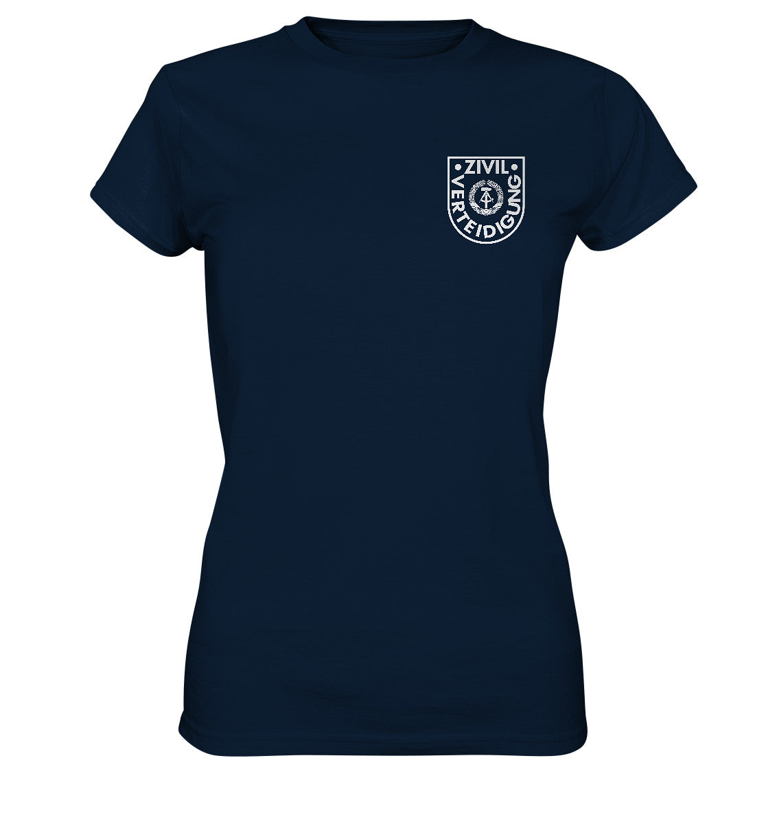 DDR Ostalgie Shirt Mädels • DDR ZIVILVERTEIDIGUNG - BRUSTBADGE