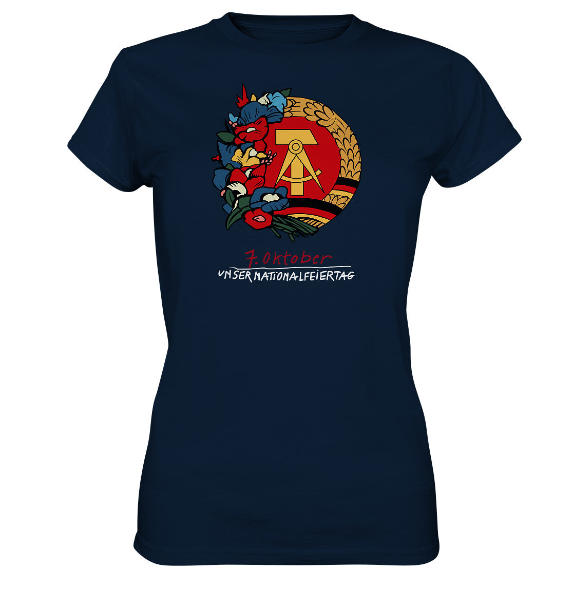 DDR Ostalgie Shirt Mädels • 7. OKTOBER - DDR-NATIONALFEIERTAG