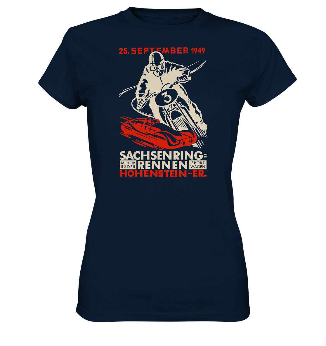 DDR Ostalgie Shirt Mädels • SACHSENRING-RENNEN 1949