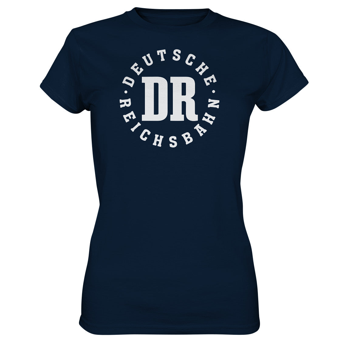 DDR Ostalgie Shirt Mädels • DR - DEUTSCHE REICHSBAHN - dunkel