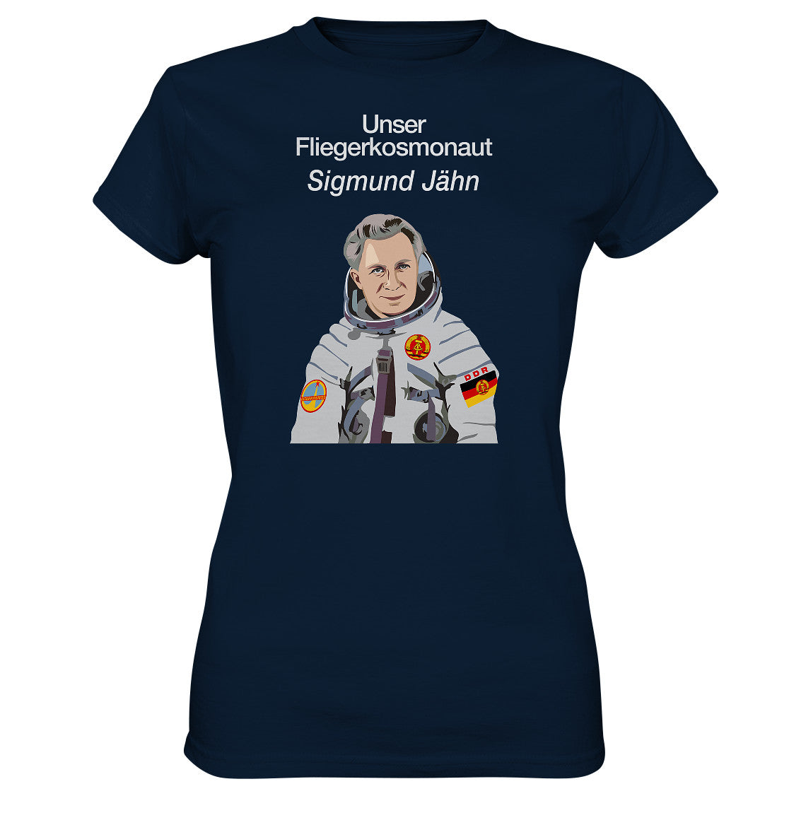 DDR Ostalgie Shirt Mädels • UNSER FLIEGERKOSMONAUT SIGMUND JÄHN