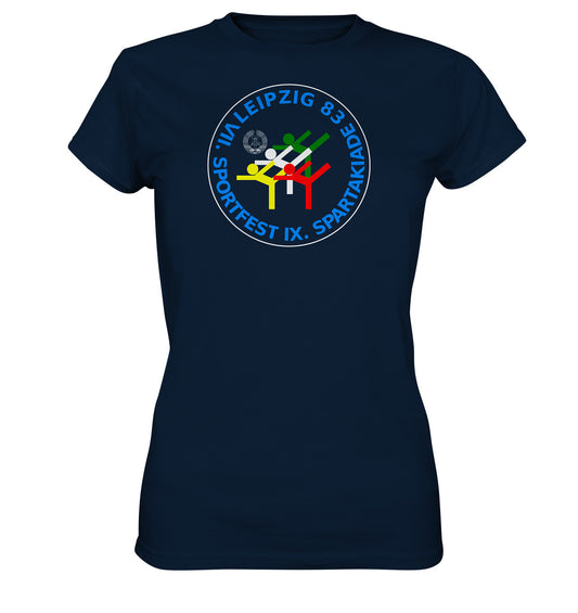 DDR Ostalgie Shirt Mädels • SPARTAKIADE LEIPZIG - transparent