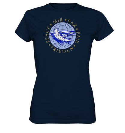 DDR Ostalgie Shirt Mädels • PEACE, MIR, PAX, PAIX, FRIEDEN - DDR-ERSTTAGSBRIEF