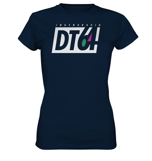 DDR Ostalgie Shirt Mädels •  DT64 JUGENDRADIO - dunkel