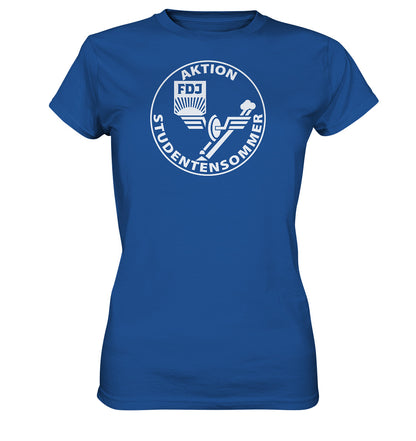 DDR Ostalgie Shirt Mädels • FDJ AKTION STUDENTENSOMMER