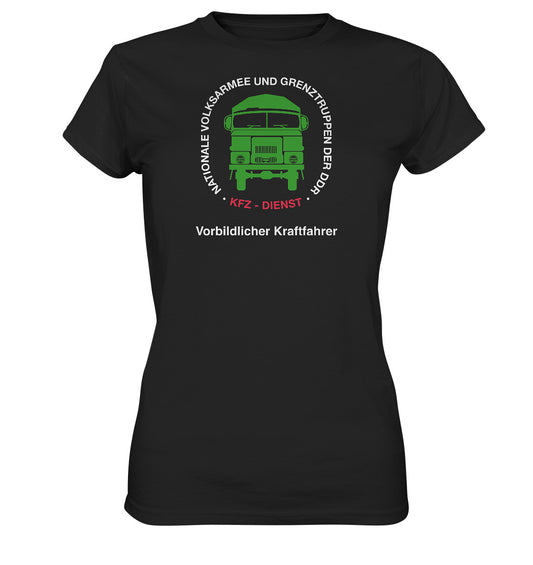 DDR Ostalgie Shirt Mädels • NVA - VORBILDLICHER KRAFTFAHRER