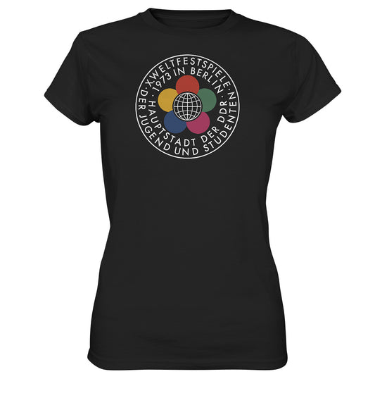 DDR Ostalgie Shirt Mädels • WELTFESTSPIELE 1973 - dunkel