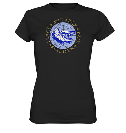 DDR Ostalgie Shirt Mädels • PEACE, MIR, PAX, PAIX, FRIEDEN - DDR-ERSTTAGSBRIEF
