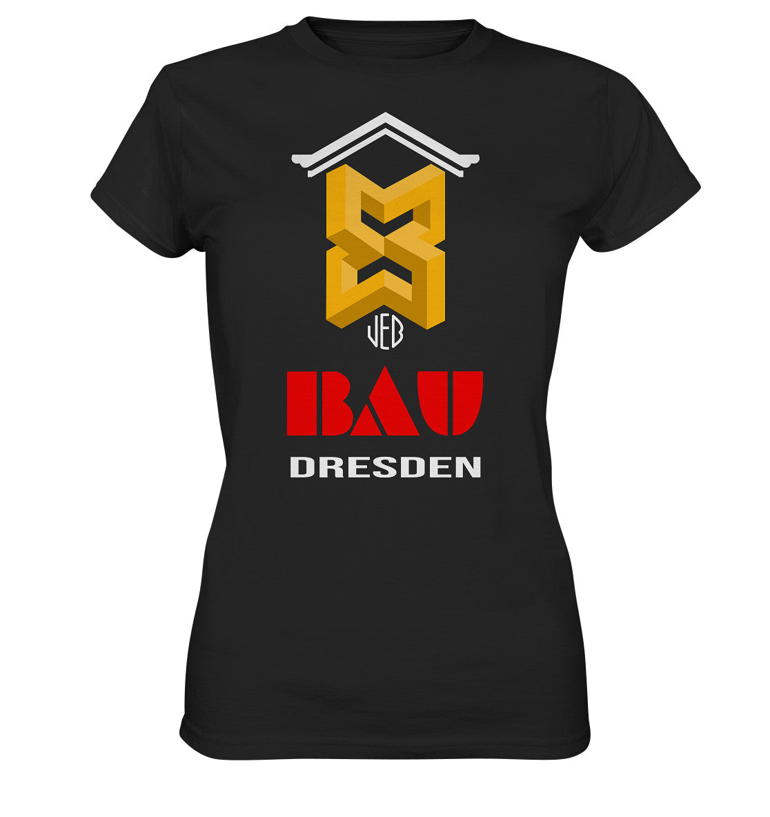 DDR Ostalgie Shirt Mädels • VEB BAU DRESDEN
