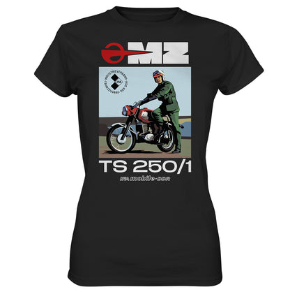 DDR Ostalgie Shirt Mädels • MZ TS 250 (ORIGINAL DDR-PLAKAT)