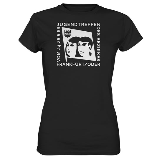 DDR Ostalgie Shirt Mädels •  FDJ JUGENDTREFFEN FRANKFURT ODER - 1969