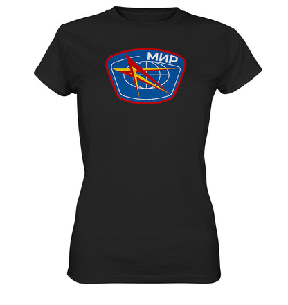 PREMIUM SHIRT MÄDELS • MIR - KOSMONAUTEN-BADGE