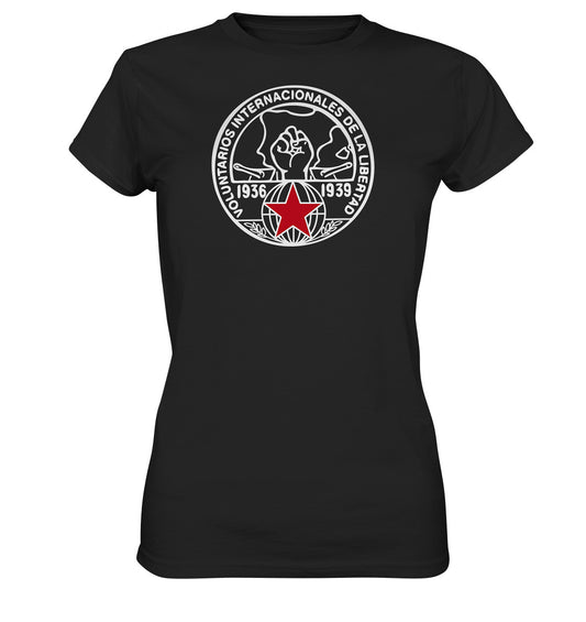 DDR Ostalgie Shirt Mädels •  INTERNATIONALE BRIGADEN SPANIEN 1936 - dunkel