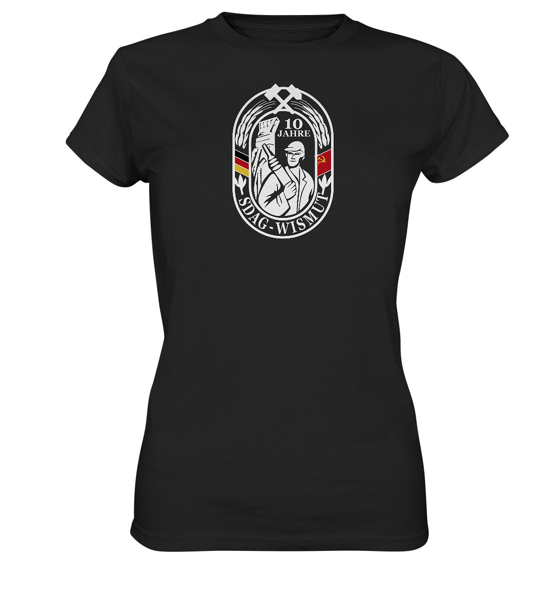 DDR Ostalgie Shirt Mädels • 10 JAHRE SDAG WISMUT