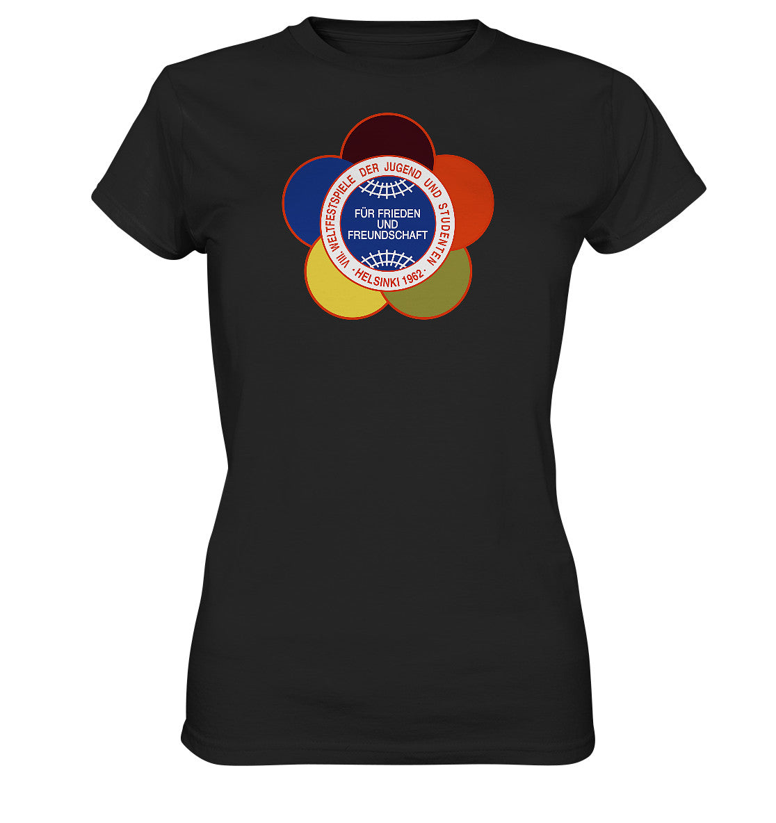 DDR Ostalgie Shirt Mädels • WELTFESTSPIELE DER JUGEND - HELSINKI 1962
